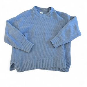 Aerie Sky Blue Chunky Knit Sweater